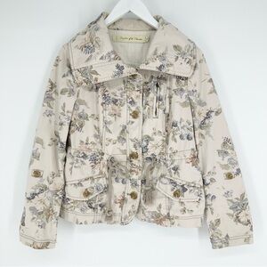 Anthropologie Daughters of the Liberation Floral Utility Jacket